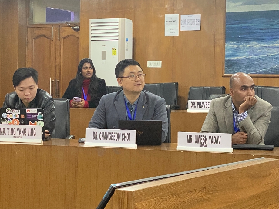 SW융합연구소 최창범 교수, 인도 정부·UN ESCAP 공동 국제회의에서 AI 기반 기후대응 관·학·연 협력 모델 발표 이미지