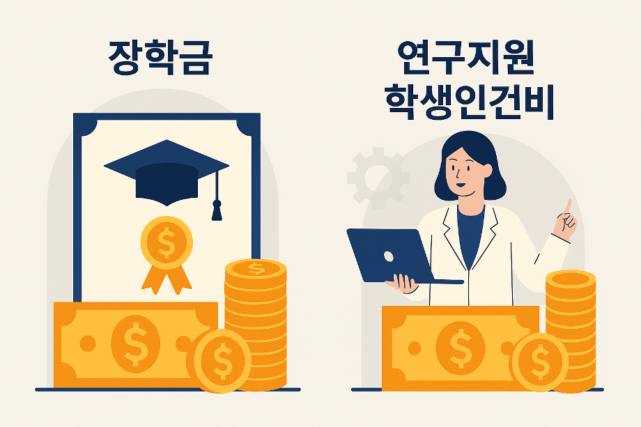 1년간 창의융합학과 학생 재정 지원 현황 이미지