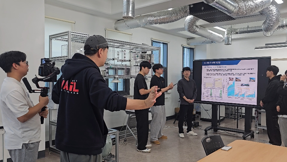 건축설비시스템공학과 홍보영상 촬영과정 이미지